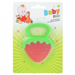 Прорезыватель силиконовый, Baby Line (БейбиЛайн) арт. BD12170 Ягодка