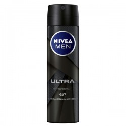 Дезодорант-антиперспирант для мужчин, Nivea (Нивея) 150 мл арт. 80027 Мен Ультра антибактериальный эффект 48 ч спрей