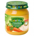 Пюре, Heinz (Хайнц) 120 г соте из тыковки с курочкой с 6 мес