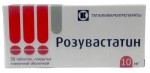 Розувастатин, табл. п/о пленочной 10 мг №30