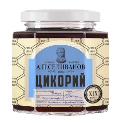 Цикорий жидкий, Паровая фабрика А.П. Селиванов 1884 200 г натуральный растворимый без кофеина без сахара банка стекл.