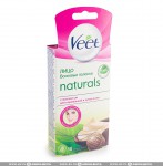 Восковые полоски для депиляции для лица, Veet (Вит) №18 Нейчералс с маслом ши для чувствительных участков кожи