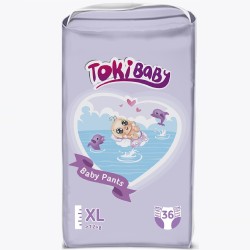 Подгузники-трусики, Tokibaby (Токибеби) 12+ кг р. XL №36