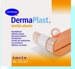 Пластырь, DermaPlast (Дермапласт) р. 6смх5м №1 арт. 535261 текстайл эластик гипоаллергенный из текстильного материала телесный