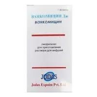 Ванкомицин Дж, лиоф. д/р-ра д/инф. 1000 мг №5