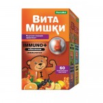 Витамишки иммуно плюс облепиха, паст. жев. 2500 мг №60 +Бонус подарок маме Леди'с формула для волос кожи и ногтей таблетки №15